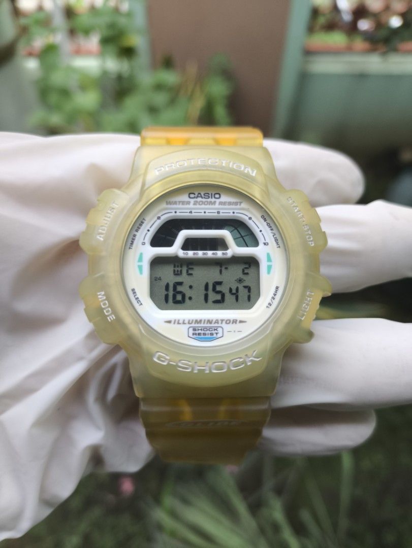(Harga Net) Jam Tangan Casio G-Shock DW-8700 G-Lide All Original Rare BNB  Jelly Transparan Bawaan Fungsi2 Normal Tinggal Pakai