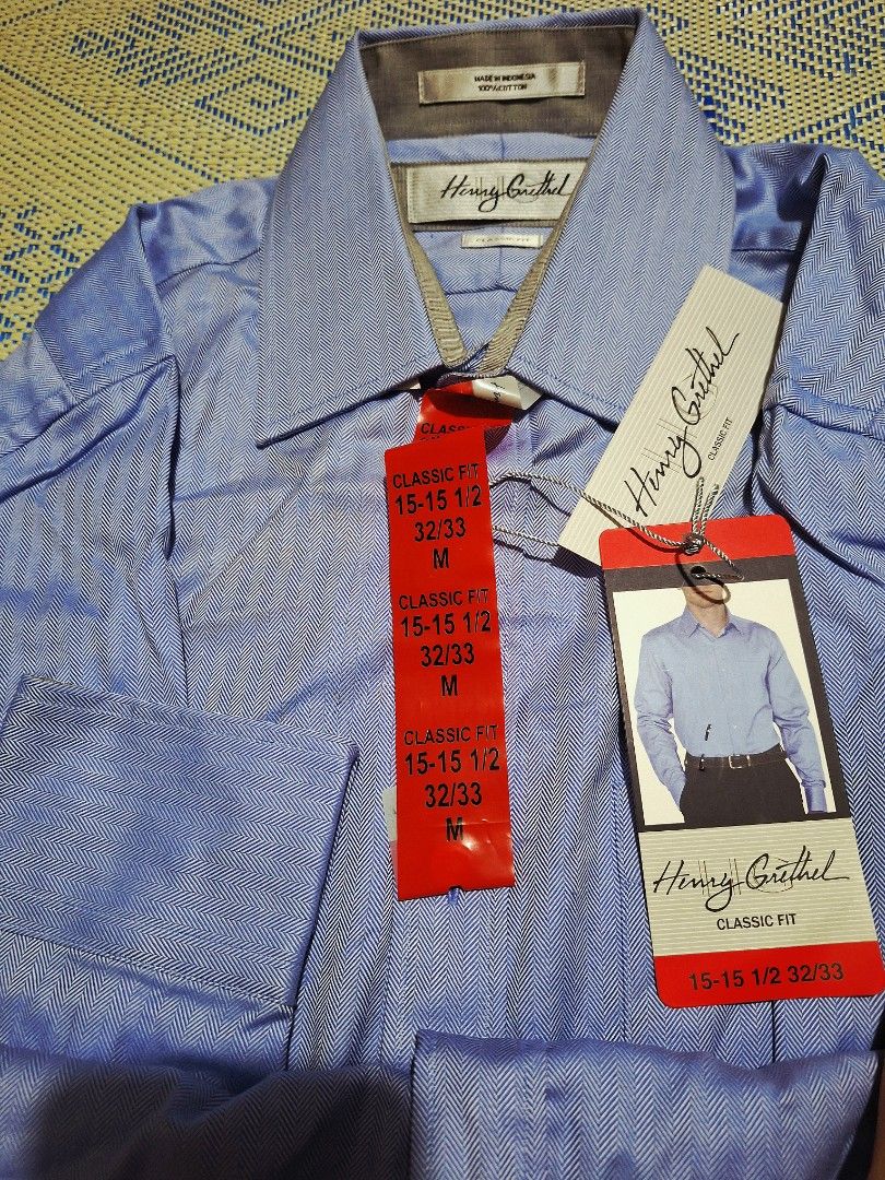 Henry Grethel Periwinkle / Light Blue Long Sleeves (Category: Formal Shirts) located in Quezon City. Submitted by SecretFlutePlayer (Listing ID 1381242496, Image 1). Description: Henry Grethel Periwinkle / Light Blue Long Sleeves Long Sleeves from USA, brought by my uncle as a gift to me hindi kasya sa akin. Label Meausrement: US Size Medium Chest 20 nch Length 30 inch Shoulder 18 inch Measurements taken by actual tape measure Measurement +/- 1 c