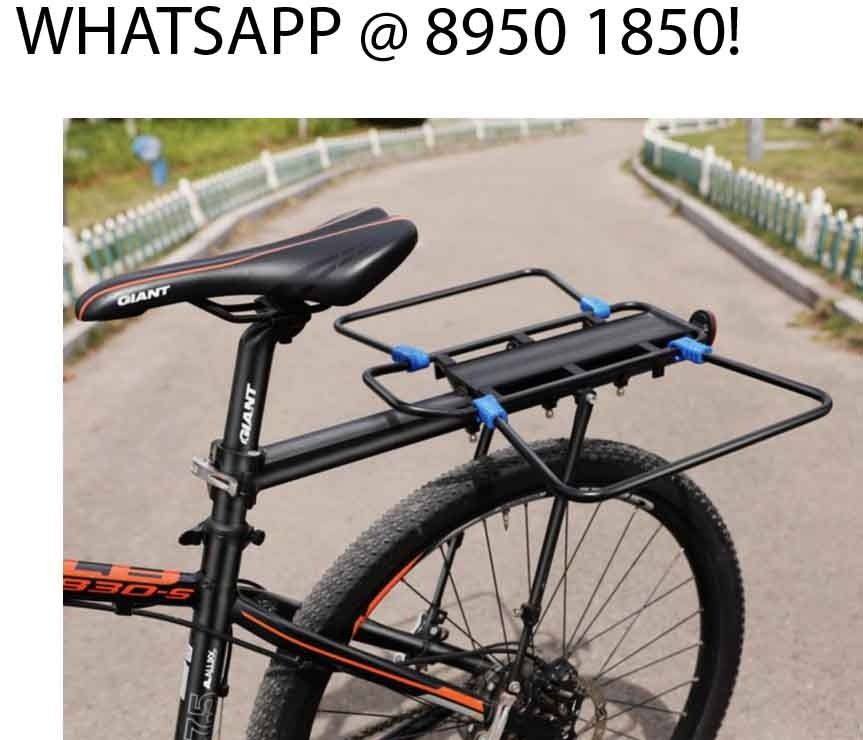 High Strength Heavy Duty Bike Rear Rack with Reflector for Mountain and Road Bike food adult delivery Put seat children thermal 27.5 16" bag seat inch 26" lady kid 29 baby mesh rack 24" child 20" WA 89501850 (Category: Travel Essentials & Accessories) located in Singapore. Submitted by sgcarchannel (Listing ID 1381159576, Image 1). Description: 🤙For fast reply / purchase please WA 8950 1850 🤙For fast reply, please WA 8950 1850 for purchase. ✅ s