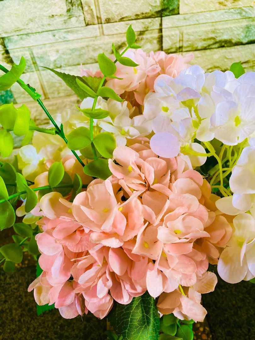 Hydrangea-Beautiful Blooming Artificial Silk Hydrangea for Home Decor64884984790403112