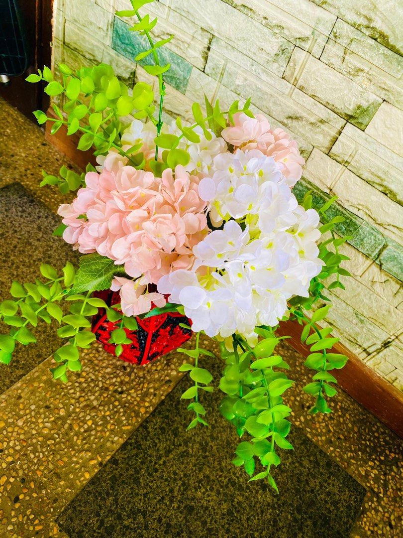 Hydrangea-Beautiful Blooming Artificial Silk Hydrangea for Home Decor64884984790403113