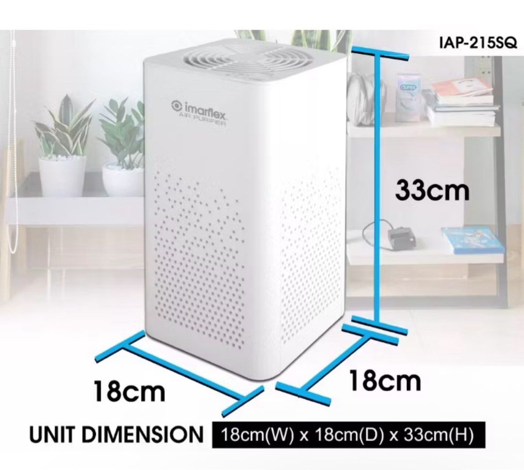 Imarflex Air Purifier (Category: Air Purifiers & Dehumidifiers) located in Caloocan City. Submitted by abiiii_ (Listing ID 1381170529, Image 2). Description: .
