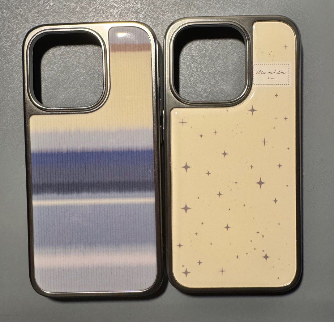 Iphone 15 Pro Phone Cases (Category: Cases & Sleeves) located in Marikina City. Submitted by deecluters (Listing ID 1381266679, Image 1). Description: 200 take all (100 each) - Product has only been used once (right case) MOP: Gcash MOD: Lalamove (Open to other courier services as long as arranged from buyer's end) .