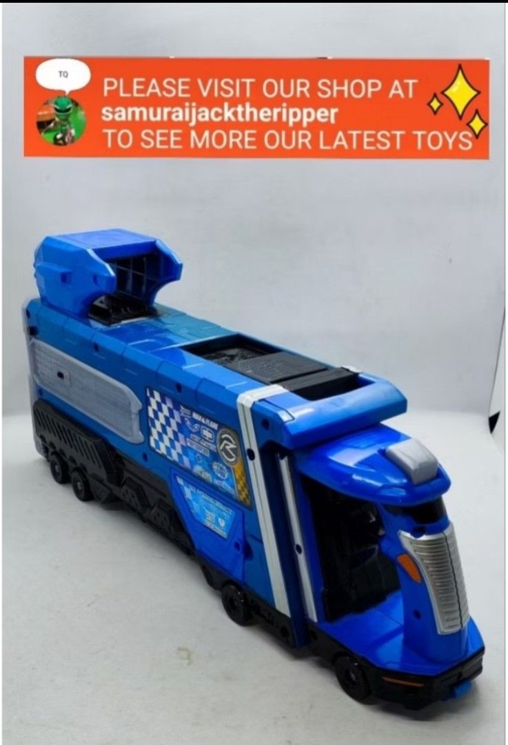 *kamen rider drive DX trailer cannon/buster only (Category: Babies & Kids Fashion) located in Kuala Lumpur. Submitted by samuraijacktheripper (Listing ID 1381154124, Image 1). Description: original bandai product sounds works great this item has no Ori box do follow our shop so you won't miss our latest stock updates thank you..