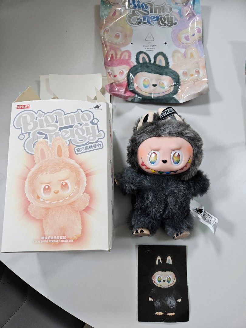 Labubu Big Into Energy ID Secret V3 (not from) Popmart, Hobbies