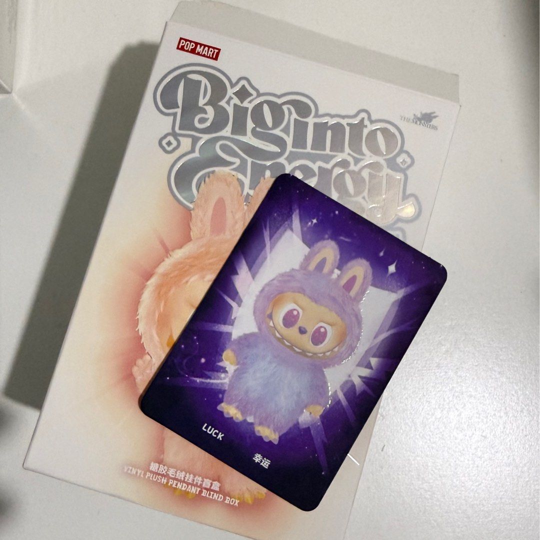 LABUBU Big Into Energy Luck 幸运 Labubu Big into Energy