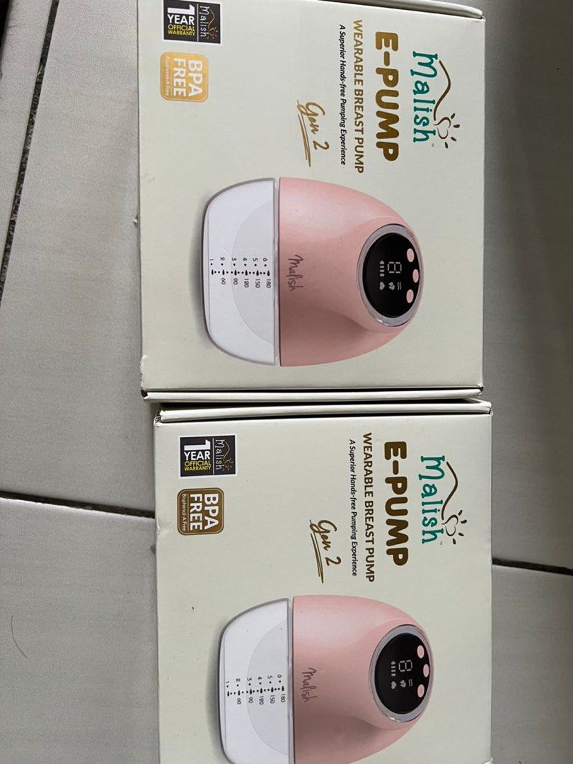 Malish E-Pump Gen2 Wearable Handsfree Breastpump (Category: Breastfeeding & Bottle Feeding) located in Kuala Lumpur. Submitted by muskaranch (Listing ID 1381118186, Image 1). Description: .