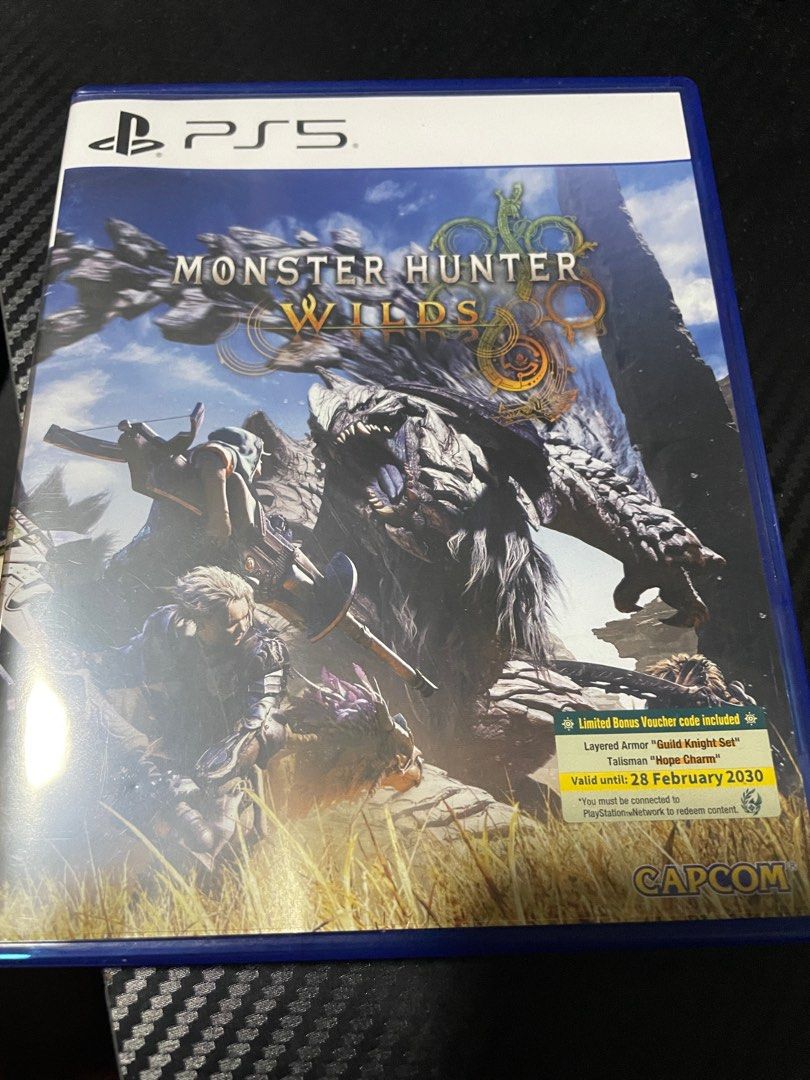 Monster hunter wilds PS5 (Category: PlayStation) located in Quezon City. Submitted by luffy28 (Listing ID 1381215662, Image 1). Description: - for sale - R3 - no scratch/issue -with code.
