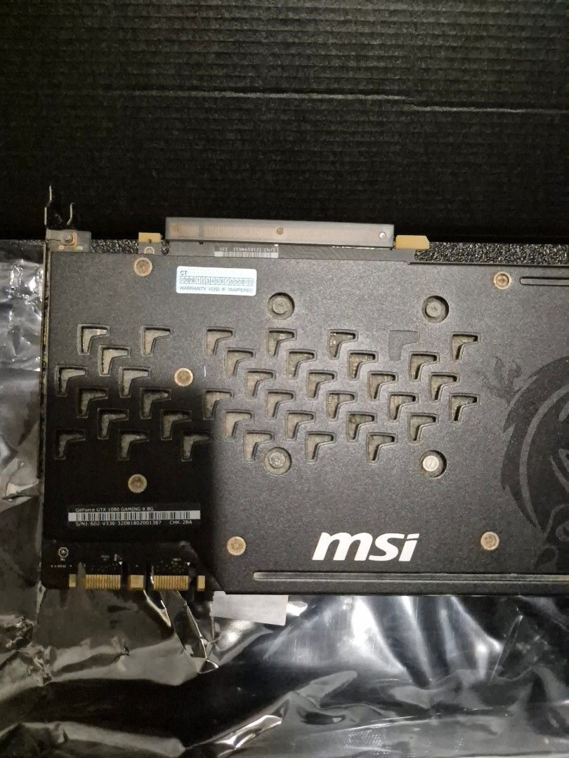 MSI GeForce GTX 1080 Gaming X63073564868354112