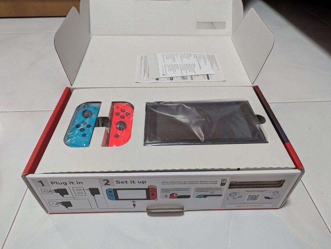 Nintendo switch, 2nd gen + accessories & games63108086646017113