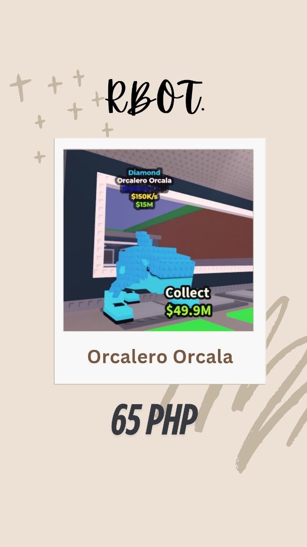 Orcalero Orcala | Steal a brainrot (Category: In-Game Products) located in Legazpi City. Submitted by RBOT. (Listing ID 1380439390, Image 1). Description: 🔓Status: - Available 🛒 How to Order: ✅ Send a message with the item you're interested in ✅ Wait for seller confirmation ✅ Send payment via GCash ✅ Provide proof of payment+ add seller in-game account ✅ Buyer will be added in private server ✅Give the order for the buyer 💳Payment Method: Via G