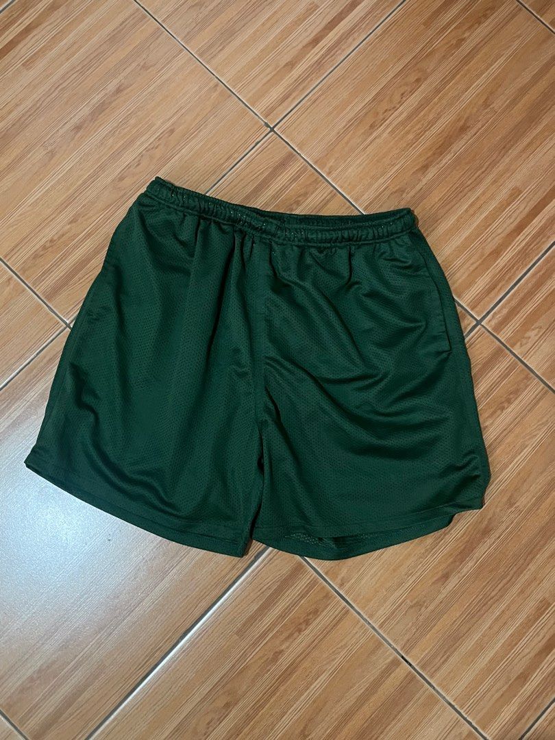 Plain Jane Green Mesh Shorts (Category: Shorts) located in Quezon City. Submitted by _earlb (Listing ID 1381168808, Image 1). Description: Like new Breathable and comfy Can be used to work out Size chat from plain Jane themselves Size M .