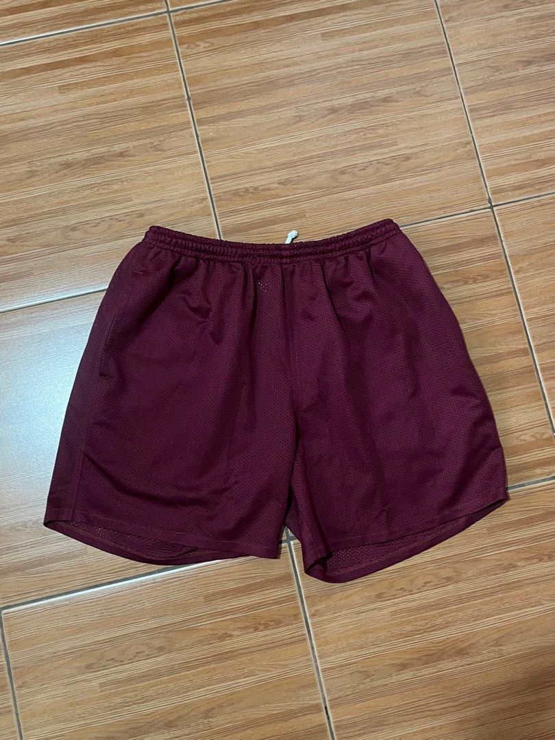 Plain Jane Maroon Mesh Shorts (Category: Shorts) located in Quezon City. Submitted by _earlb (Listing ID 1381168242, Image 1). Description: Like new Comfy and breathable Can be used for workouts Size chat from Plain Jane themselves Size M .