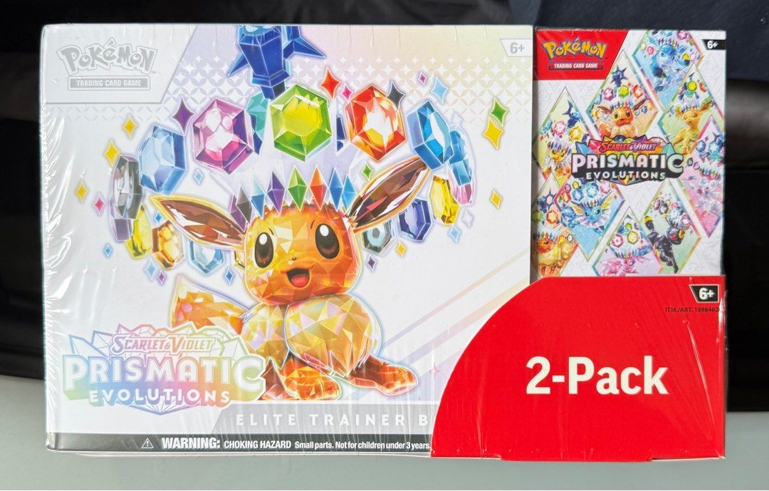 Pokemon Scarlet Violet Prismatic Evolutions Elite Trainer Box