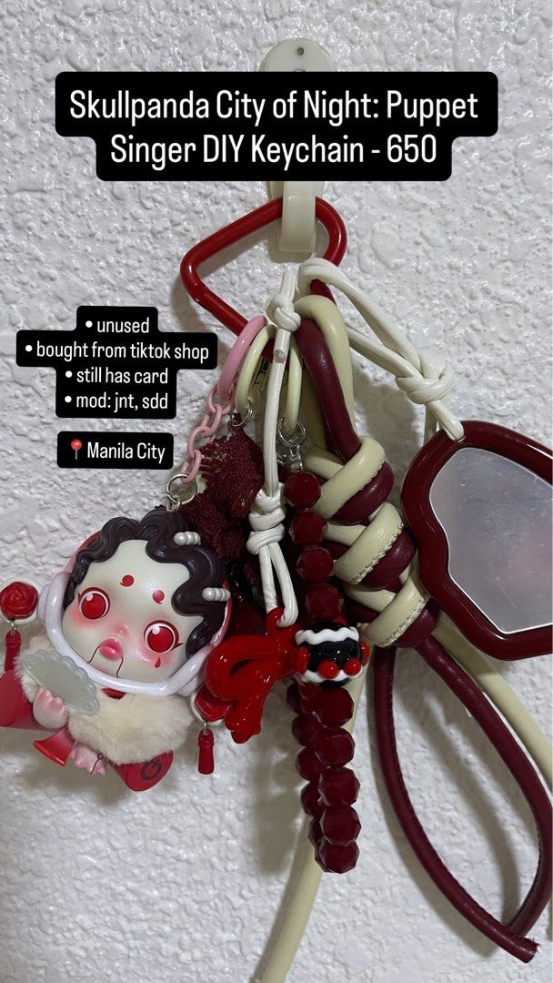 Popmart Original DIY Keychains/Keycharms/Phonecharms (tags: labubu ...