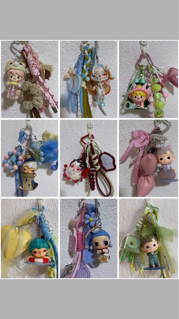 Popmart Original DIY Keychains/Keycharms/Phonecharms (tags: labubu ...