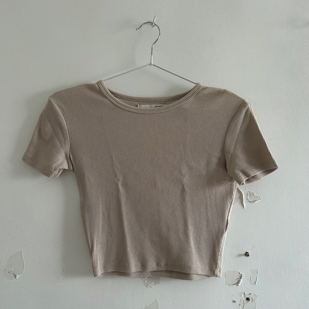 pull and bear nude basic top (Category: Shirts) located in Bacoor. Submitted by dm_preloved (Listing ID 1381137616, Image 1). Description: .