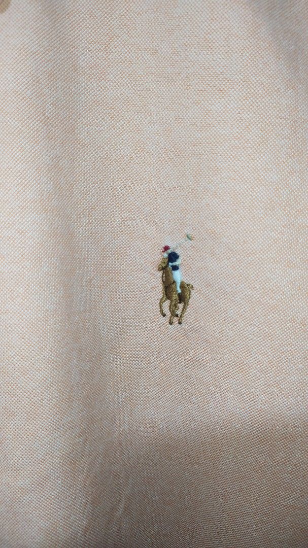 Ralph Lauren Button Down Tricolor Pony Longsleeve (Category: Formal Shirts) located in Naga. Submitted by sspin. (Listing ID 1381229259, Image 3). Description: Ralph Lauren Button Down Tricolor Pony Longsleeve ✅Size: 10 ✅Width: 20.5 ✅Length: 27 ✅Sleeve: 24 ✅Color Rate: 9.5/10 ✅No Issue ✅Need Wash ✅Location: Bicol Naga City, Camarines Sur ✅Courier: J&T Express/Flash Express ✅MOP: Gcash only.