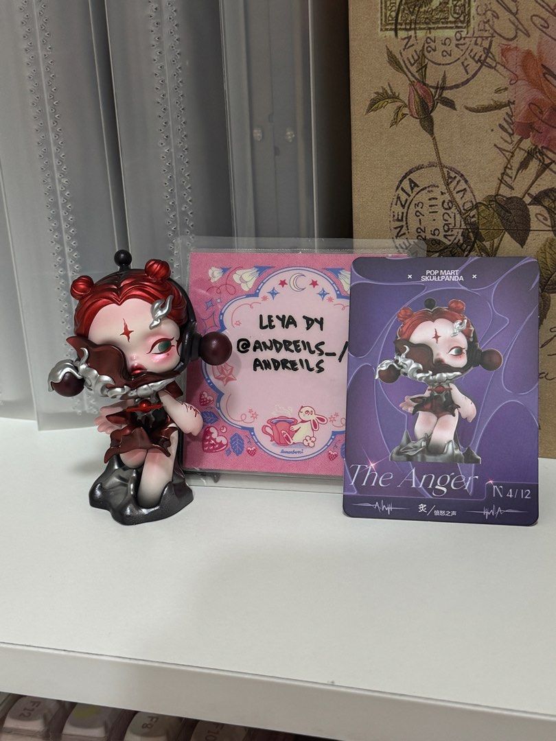 Skullpanda - The Sound Anger (Category: Designer & Blind Box Toys) located in Valenzuela. Submitted by andreils (Listing ID 1381198215, Image 1). Description: Price is FIXED -not in picture: bnf -complete inclusions -mint condition 📍 Valenzuela 📦 Jnt or lalamove/grab 💰 gcash only.