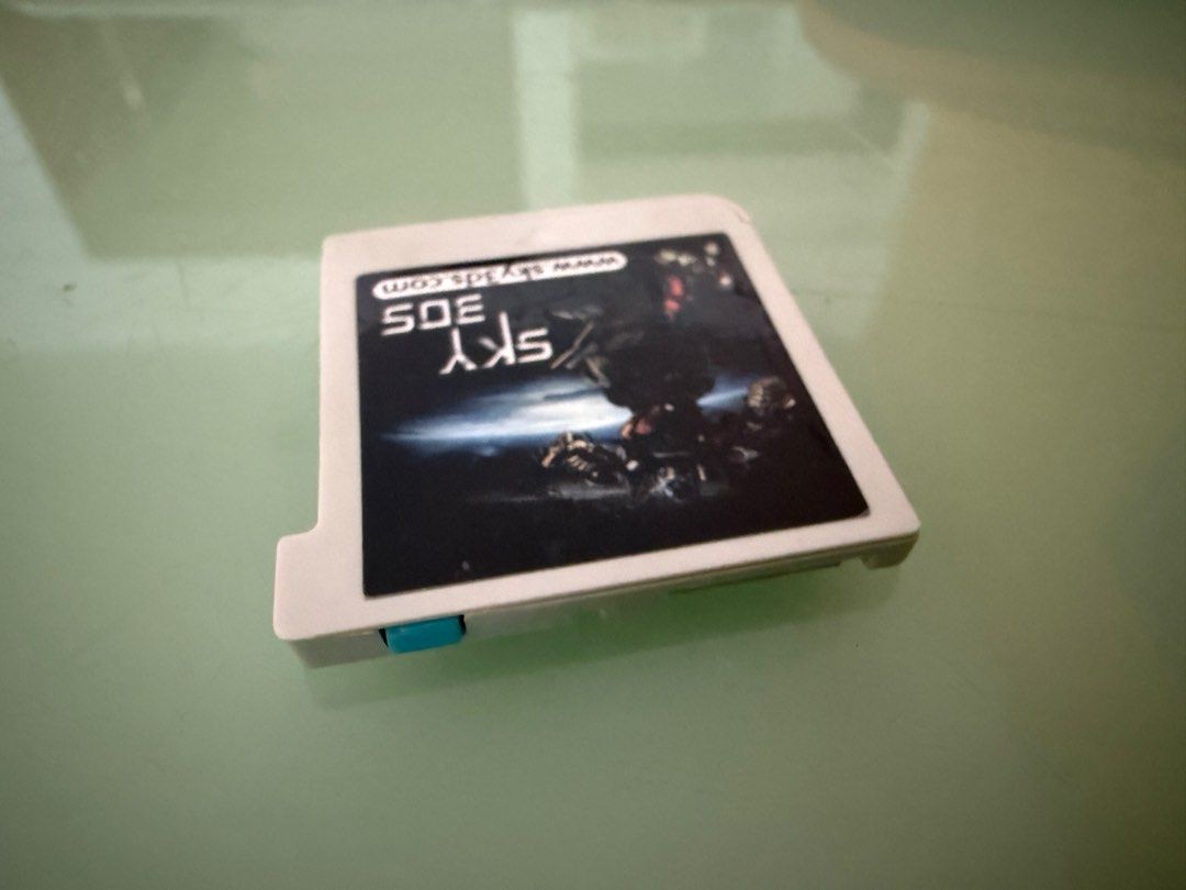 Sky3DS blue button with 32GB MicroSD  Card  for Nintendo 3DS console63108479189507111