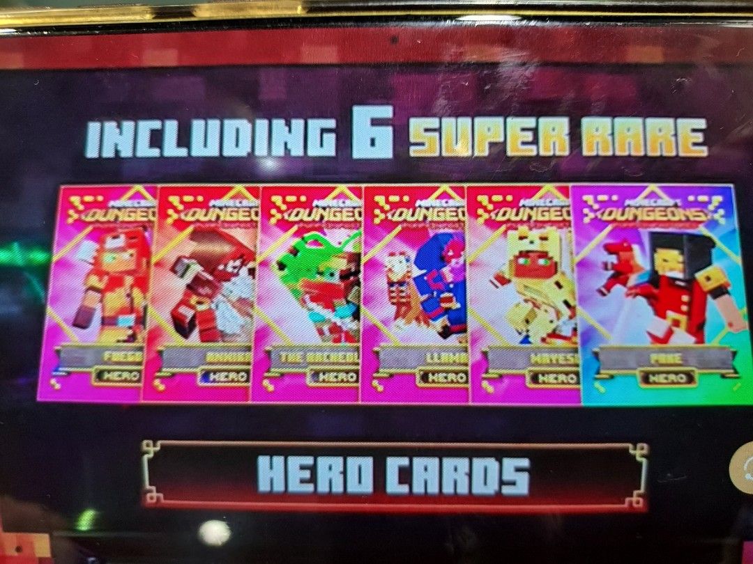 Super Rare Minecraft Dungeons Arcade Trading Card - Pake Hero, Hobbies & Toys, Toys & Games on Carousell Super Rare Minecraft Dungeons Arcade Trading Card - Pake Hero, Hobbies & Toys, Toys & Games on Carousell