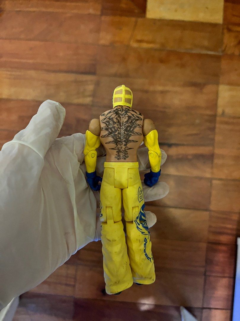 Wwe Mattel Rey Mysterio (Category: Action & Battle Toys) located in Muntinlupa City. Submitted by alabang__thrift (Listing ID 1381221593, Image 3). Description: Wwe Mattel Rey Mysterio Used PHP 800 Unit only Alabang area.