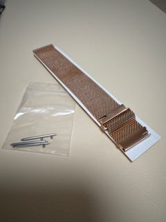 20mm玫瑰金色磁吸錶帶64243745465858110