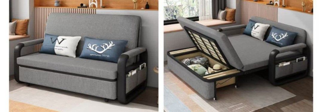 3in1 Sofa Bed W/ Storage Functio (Category: Sofas) located in Caloocan City. Submitted by myleene3033133 (Listing ID 1381303584, Image 3). Description: .