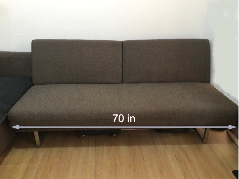 3-Seater Sofa Bed (Imported Woven Fabric) (Category: Sofas) located in Quezon City. Submitted by crbphl (Listing ID 1381416210, Image 1). Description: 3-Seater Sofa Bed Upgraded with Imported Woven Fabric and Firm Uratex Foam (comes with Free Throw Pillows and Sofa cover bought at True Value) Original Price P25k RFS: Extra Sofabed. Moved to condo no longer needed. No issues. No tears. No stains. No scratches. No pets or No smoking at home. Like N