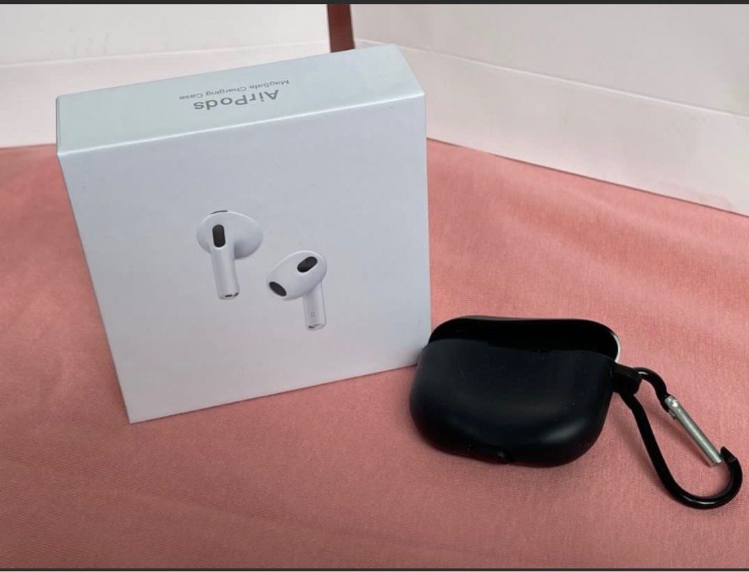 Airpods 3rd Generation Brand new sealed (Category: Earphones) located in San Juan City. Submitted by ph_gadgets_hub (Listing ID 1381390320, Image 3). Description: AirPods 3rd Gen (3rd generation) Brand new sealed With Serial number Compatible to iPhone, Macbook, iPad, Android Lowest price Guaranteed! SALE!!❤️‍🔥 ₱1,000 • ios Supported • HK VARIANT • same as the original • same weight/size • Hi-Fi Stereo Bass • can change name ▪️ can change Gestur