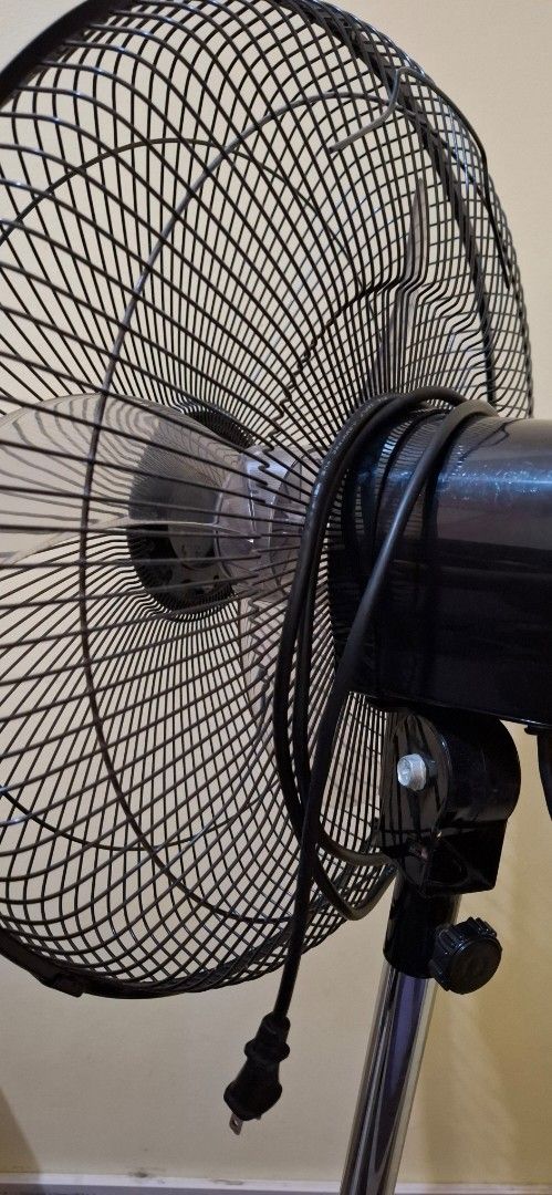 Asahi 16" Stand Fan (Category: Fans) located in Manila. Submitted by dm_ca (Listing ID 1347338766, Image 3). Description: Bought in April 2024 16" blade 65w No issue Malakas ikot RFS: Moving out.