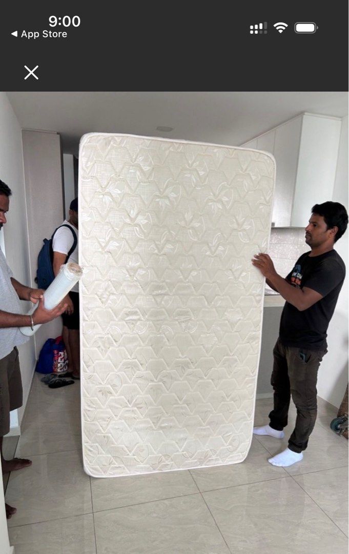 Bed and mattress