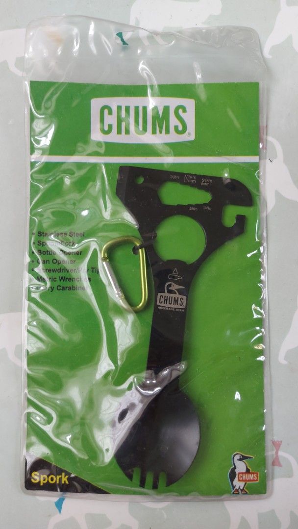 CHUMS Multi-function Spork （分類：行山及露營）位於 Hong Kong。 由 coolbear.hotcat 提交（商品編號 1381276764，圖片 1）。簡介： 全新組合工具，野外必備。。