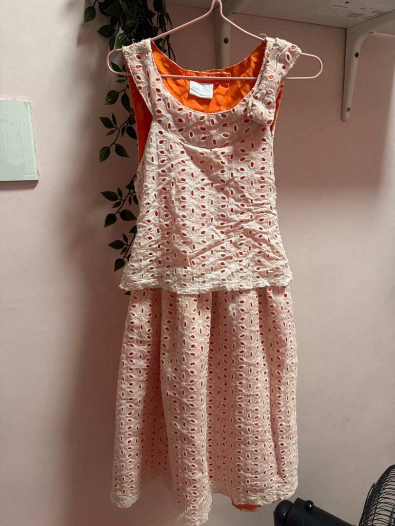 Eyelet dress for kids (Category: Babies & Kids Fashion) located in Manila. Submitted by stealmystuff (Listing ID 1381382173, Image 1). Description: Hindi nagagamit.