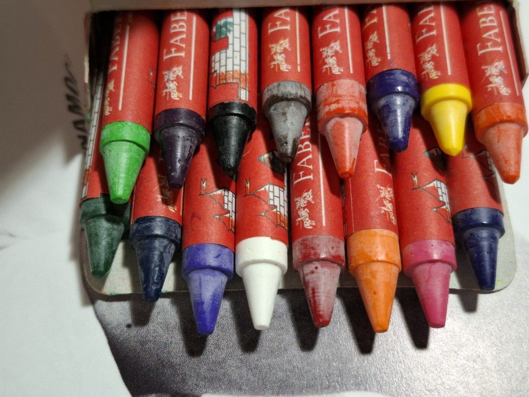 Faber Castell crayons (Category: Craft Supplies & Tools) located in Antipolo. Submitted by cychiyo (Listing ID 1381448844, Image 2). Description: Faber Castell wax crayons like new 16 wax crayons see photos for the colors just swatched, largely unused pay via GCash.