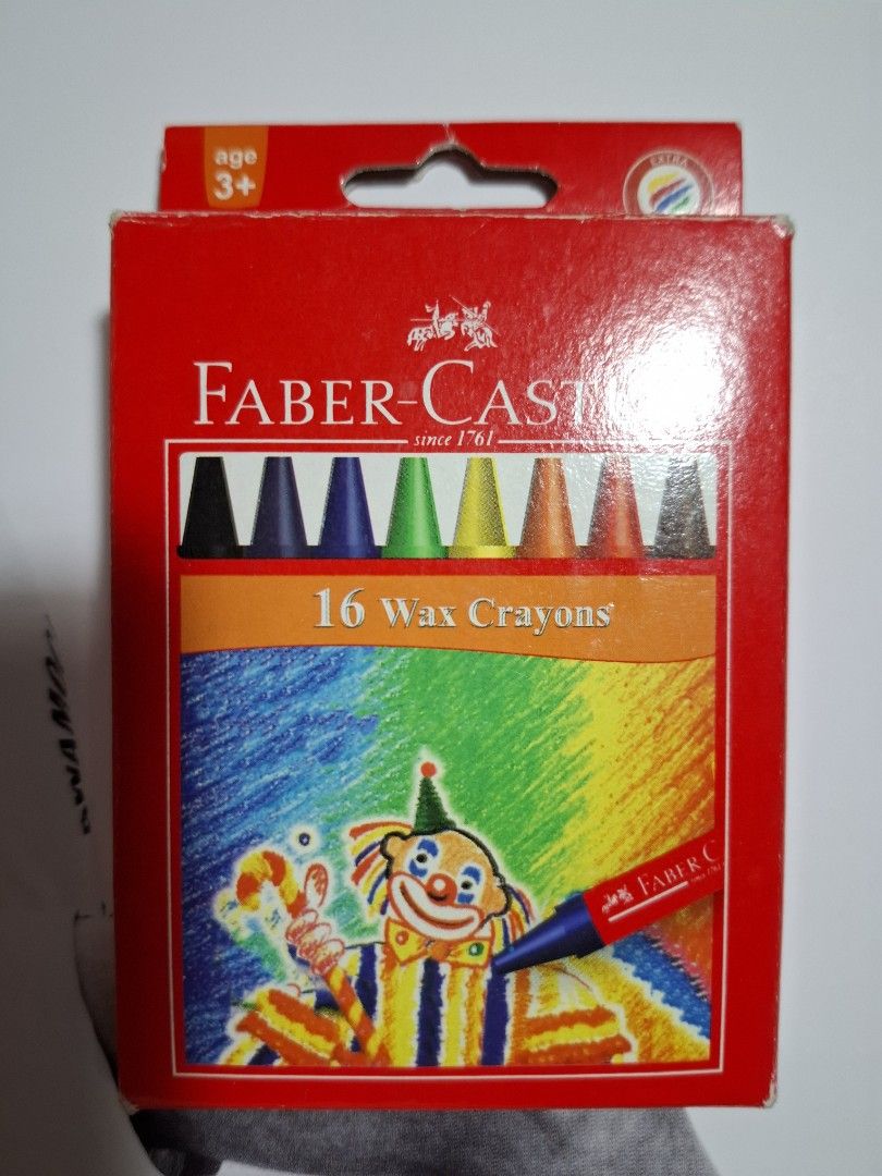 Faber Castell crayons (Category: Craft Supplies & Tools) located in Antipolo. Submitted by cychiyo (Listing ID 1381448844, Image 1). Description: Faber Castell wax crayons like new 16 wax crayons see photos for the colors just swatched, largely unused pay via GCash.