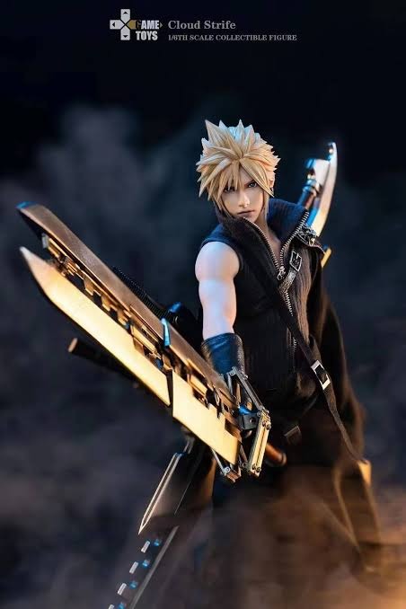 Gametoys Cloud Strife 1/6 scale figure not Hot Toys, Inart, Sideshow ...