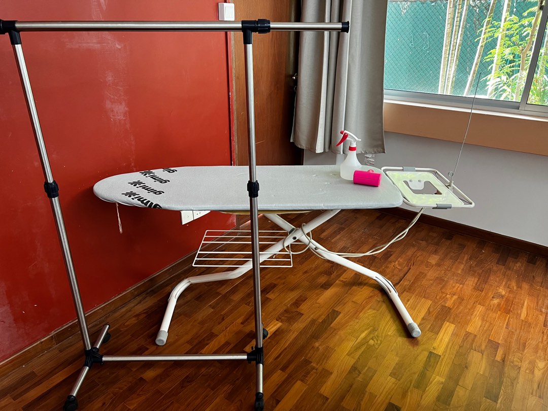 Gimi Ironing Board with Iron Rest and rack, Furniture & Home Living ...