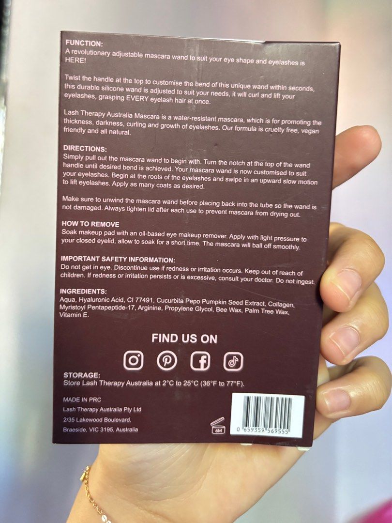 Growth Serum Infused Mascara 🇦🇺 (Category: Face Care) located in Manila. Submitted by boughtinternational (Listing ID 1381389930, Image 3). Description: Growth Serum Infused Mascara from Australia made in Australia 🇦🇺 Brand New Sealed with box Originally ₱1800+ Selling for only ₱1,499 Reason for selling: / need fund for my family (as a millennial mom) keywords: make up skincare australia pasabuy brand new original order lash serum hair growth
