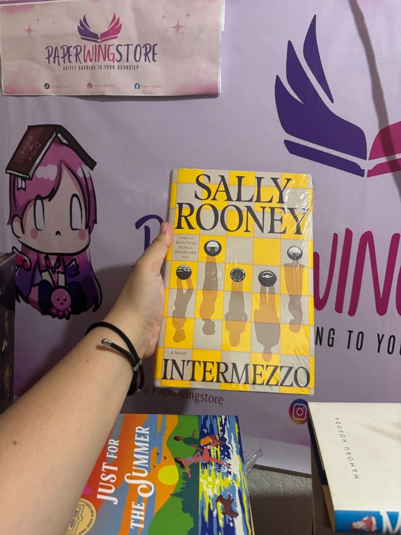 Intermezzo HB - Sally Rooney (Category: Storybooks) located in Manila. Submitted by paperwingstore (Listing ID 1381439075, Image 1). Description: Hardcover Brand new Sealed 📌 ORDERING GUIDELINES ✔️ Pay first—orders process AFTER payment. ✔️ Fill out the order form to reserve for **24 hours** & receive an invoice. ❌ No order form, no reservation. 📌 FOR INSTALLMENTS 💰 Down payment: ₱200 per book. 📌 Installment fees: ▫️ ₱150(paperback) ▫️ ₱200(h