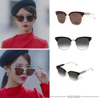 IU 同款💢 🇰🇷韓國品牌 VEDI VERO 太陽眼鏡  IU 同款 太陽眼鏡 sunglasses VEDI VERO  Made in ITALY 意大利製造  正品💢64238204395906110