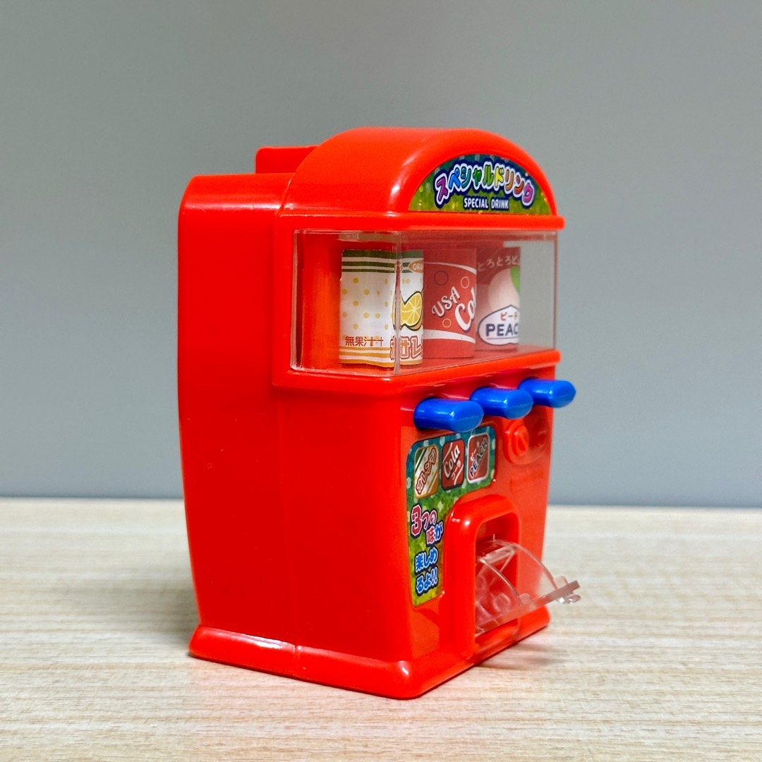 Japan Miniature Vending Machine - Php 200 length:7cm, width:4.8cm, height:10cm (Category: Designer & Blind Box Toys) located in Davao. Submitted by pandorastoybox (Listing ID 1381450576, Image 3). Description: Japan Miniature Vending Machine - Php 200 length:7cm, width:4.8cm, height:10cm.