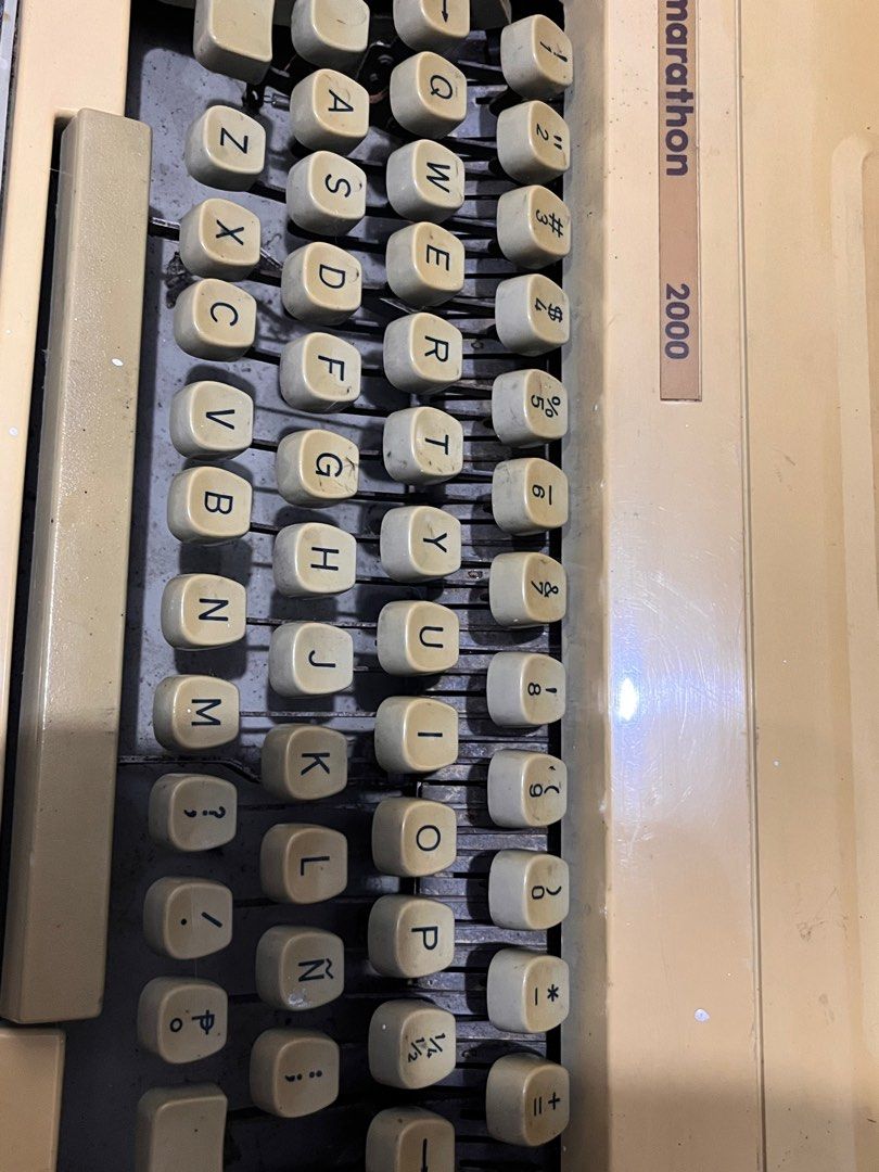 Marathon & Silver-Reed Typewriter (Category: Printers, Scanners & Copiers) located in Manila. Submitted by yourlyz (Listing ID 1381445927, Image 2). Description: typewriters that are still in a good shape ✨ can still function and can also be used as a decor 🎀 pm for more photos & vids 📽️.