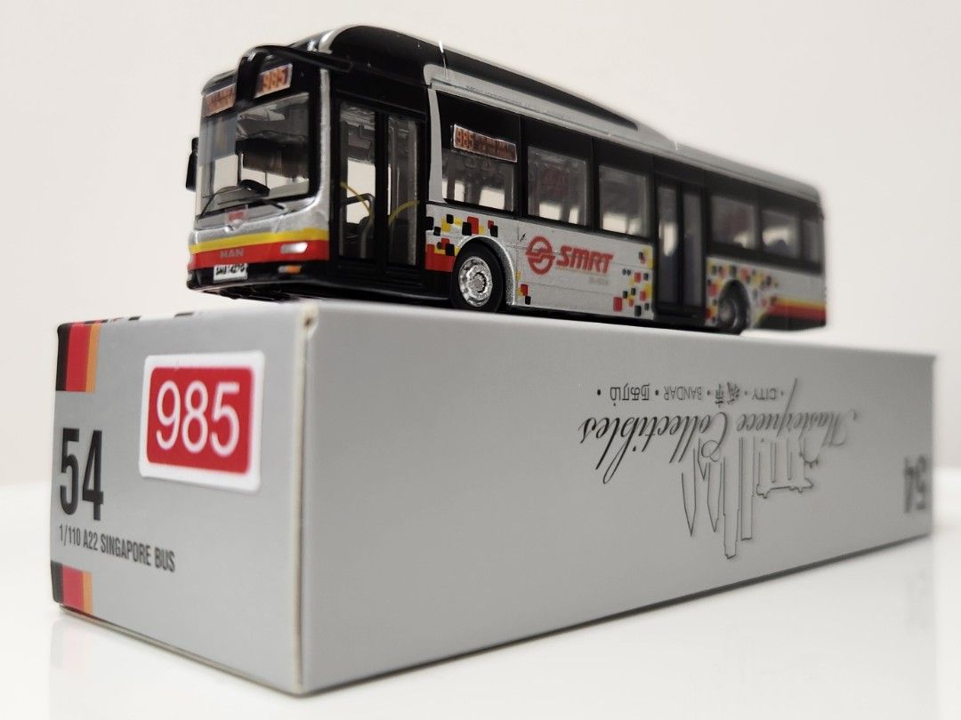 [Modified] 1:110 scale Singapore Man A22 Single Decker bus model (Pixel ...