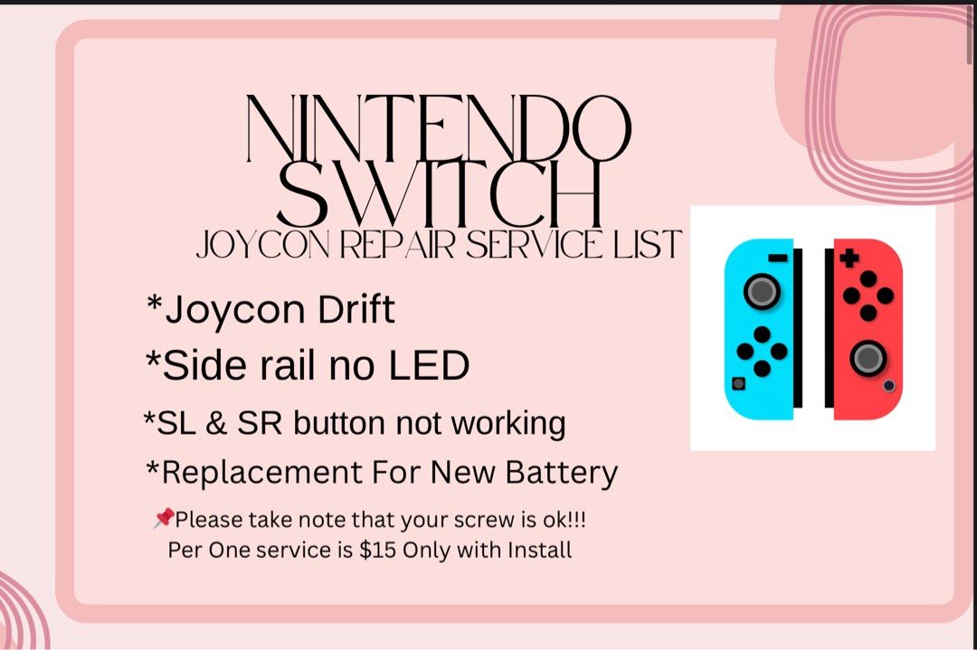 Nintendo Switch Joy-Con Repair Service63107700928643112