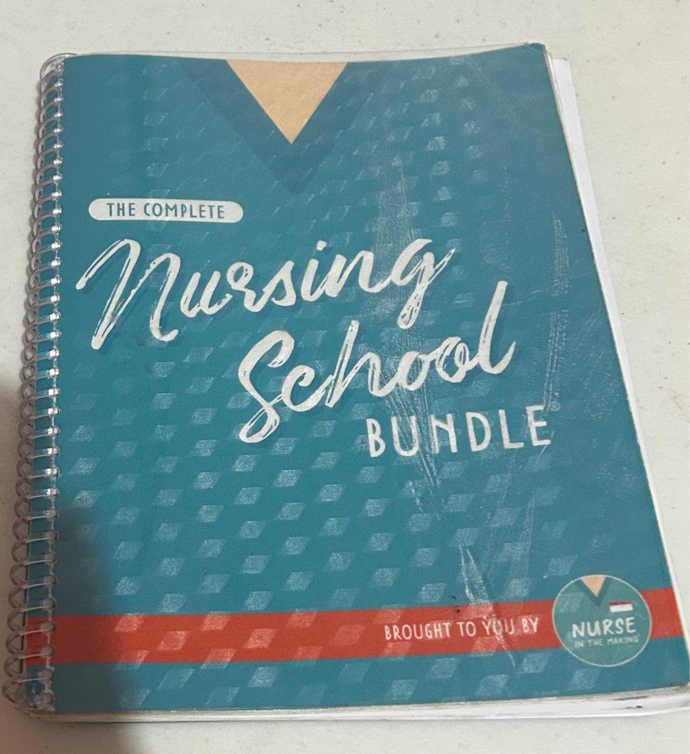 Nursing school bundle notebook size (Category: Textbooks) located in Dagupan City. Submitted by heykaytie (Listing ID 1381422952, Image 2). Description: .