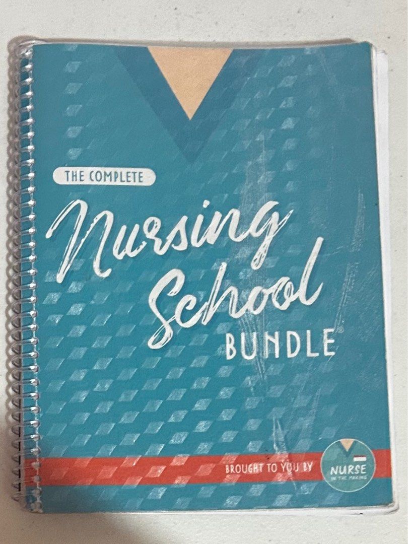 Nursing school bundle notebook size (Category: Textbooks) located in Dagupan City. Submitted by heykaytie (Listing ID 1381422952, Image 1). Description: .