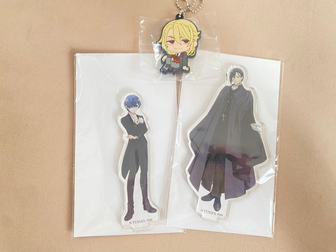 Official Black Butler Standees Ciel Phantomhive and Sebastian