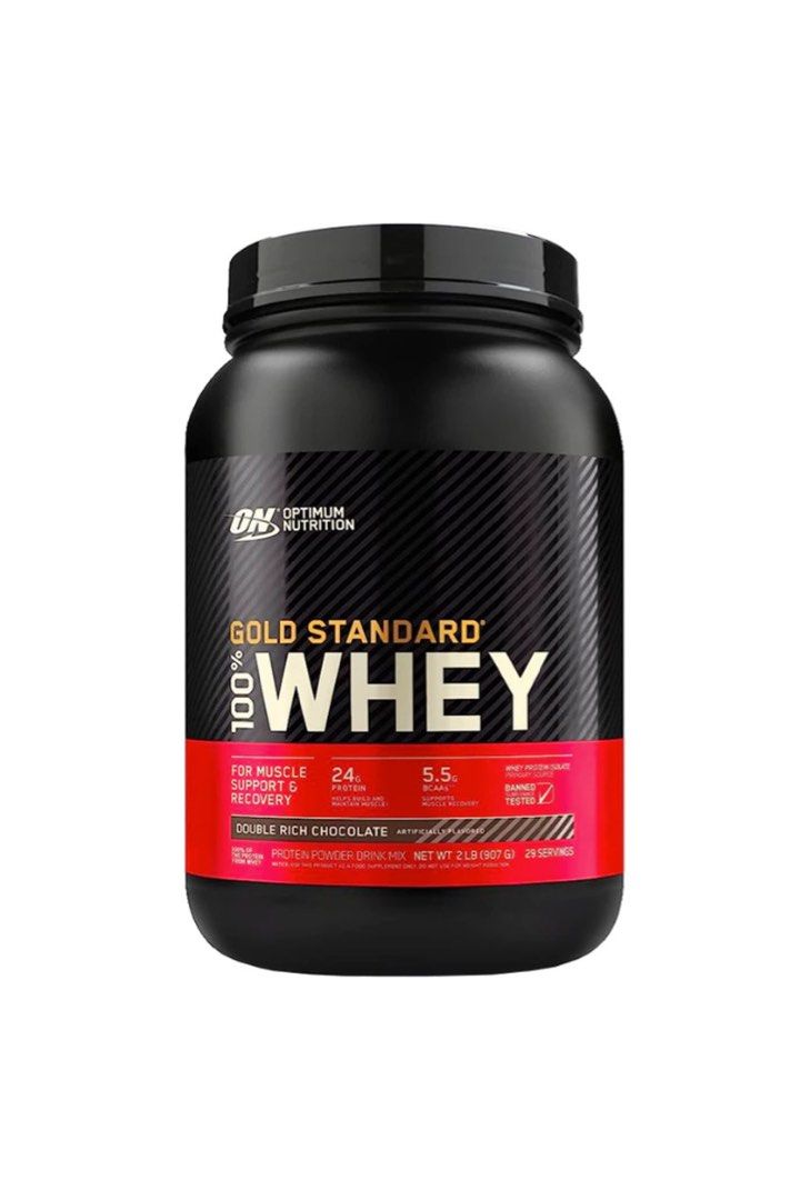 Optimum Nutrition Gold Standard 100% Whey - Double Rich Chocolate 2lb ...
