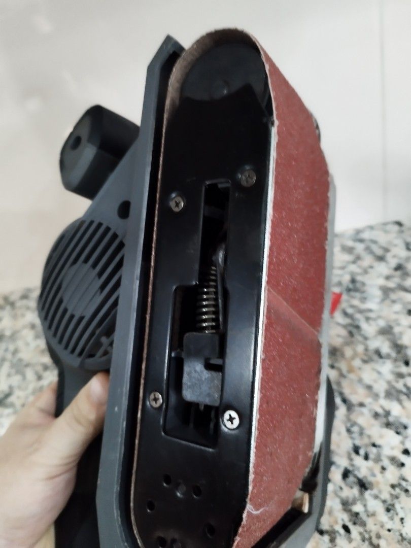 OZITO BELT SANDER for sale (Category: Construction Tools & Equipment) located in Tarlac. Submitted by ibrahimharb81 (Listing ID 1381404292, Image 2). Description: For sale OZITO BELT SANDER 800 WATTS PRICE 1800. USED FOR SHORT TIME STILL IN A VERY GOOD CONDITION NO ISSUE. PM FOR VIDEOS. LOCATION TARLAC CITY 09338149676. PICK UP MEET UP IF ON THE WAY I ALSO CAN SHIP. THANK YOU..